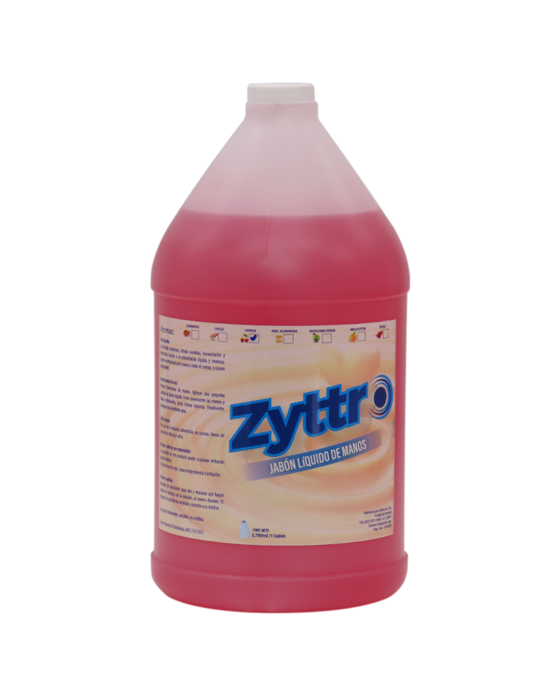 Jabón de Manos Líquido en Galón Zyttro