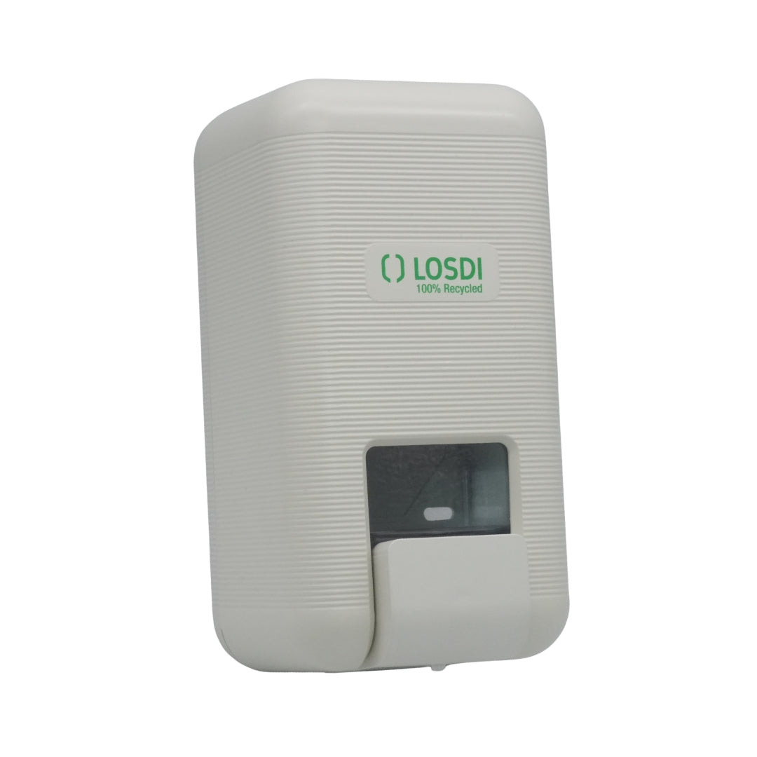 Dispensador Jabón  Rellenable 1000ml Blanco - Fabricado con 100% Materia Prima Reciclada