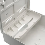 Dispensador Papel Toalla Foliado Blanco - Fabricado con 100% Materia Prima Reciclada
