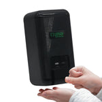 Dispensador Jabón  Rellenable 1000ml Negro - Frabricado con 100% Materia Prima Reciclada