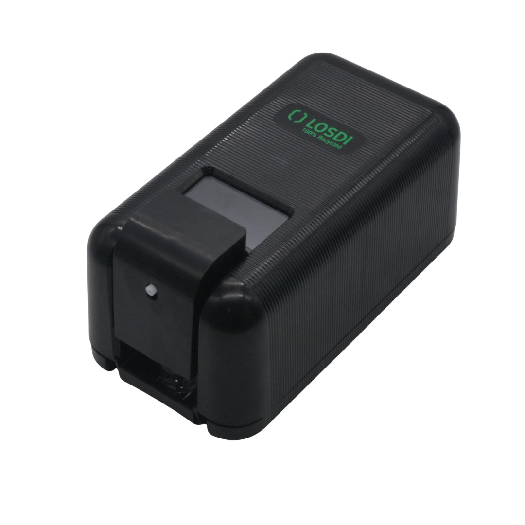 Dispensador Jabón  Rellenable 1000ml Negro - Frabricado con 100% Materia Prima Reciclada
