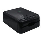 Dispensador Papel Toalla Foliado Negro - Fabricado con 100% Materia Prima Reciclada