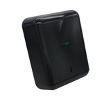 Dispensador Papel Toalla Foliado Negro - Fabricado con 100% Materia Prima Reciclada