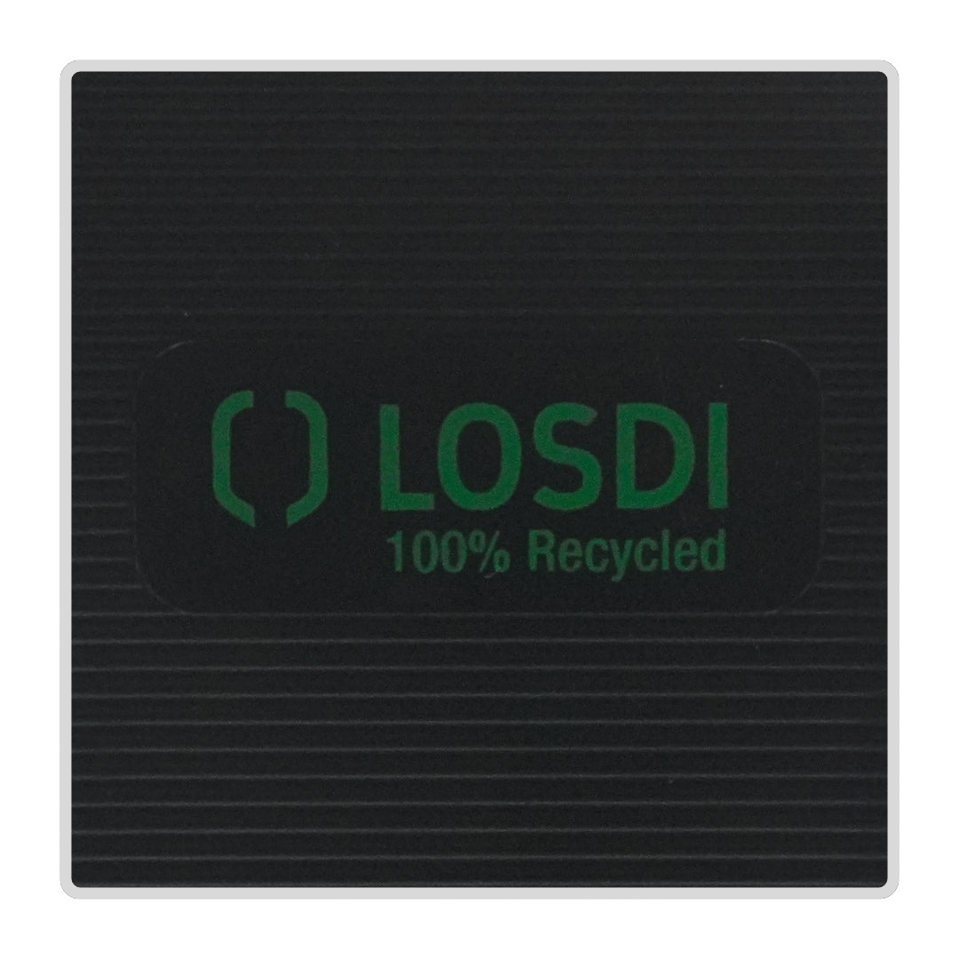 Dispensador Papel Toalla Foliado Negro - Fabricado con 100% Materia Prima Reciclada