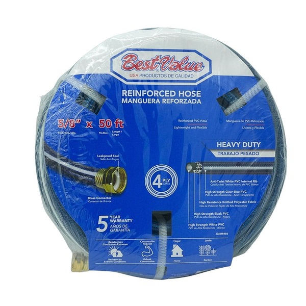 Manguera Reforzada 4 Capas 5/8 x 50ft - Bestvalue