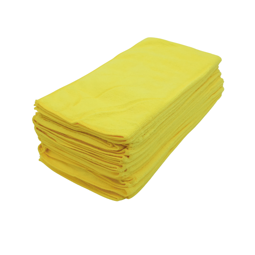 Paños de Microfibra 40x40cm Paquete de 25 Unidades - 4 Colores