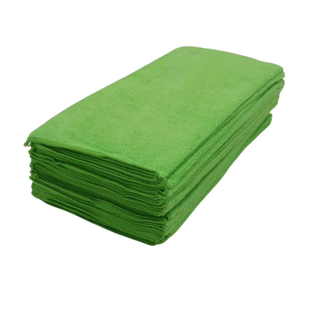 Paños de Microfibra 40x40cm Paquete de 25 Unidades - 4 Colores