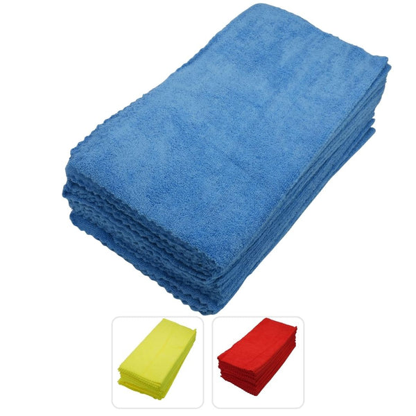 Paños de Microfibra Zigzag 40x40cm Paquete de 25 Unidades - 3 Colores