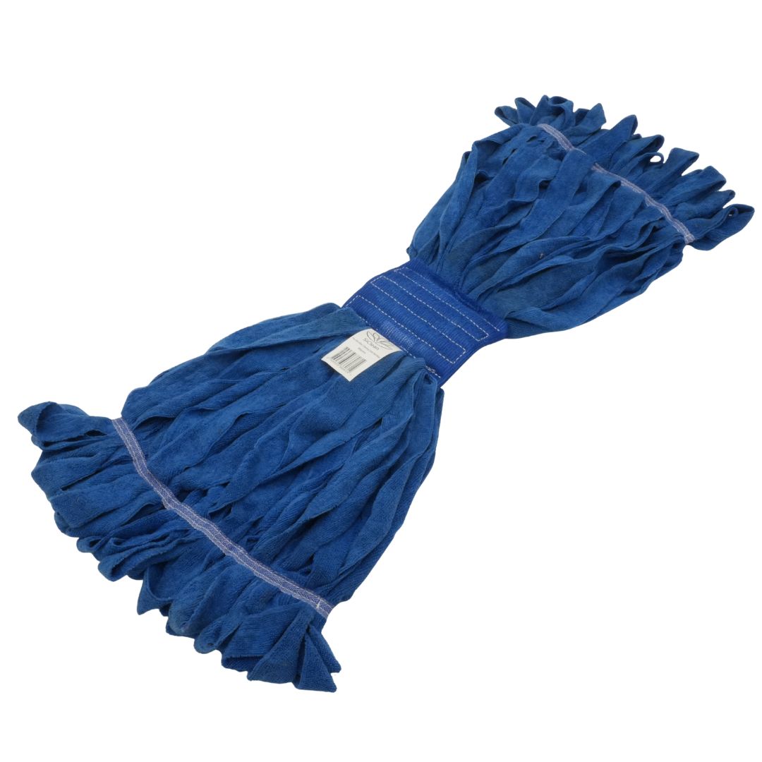 Mopa Flecos Microfibra 400gr Extremos Cosidos Azul