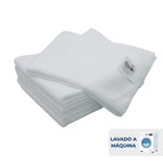 Paño de Microfibra Blanco 40x30cm Paquete 6und