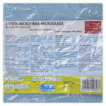 Paño de Microfibra para Cristales 40x38cm Paquete 6und