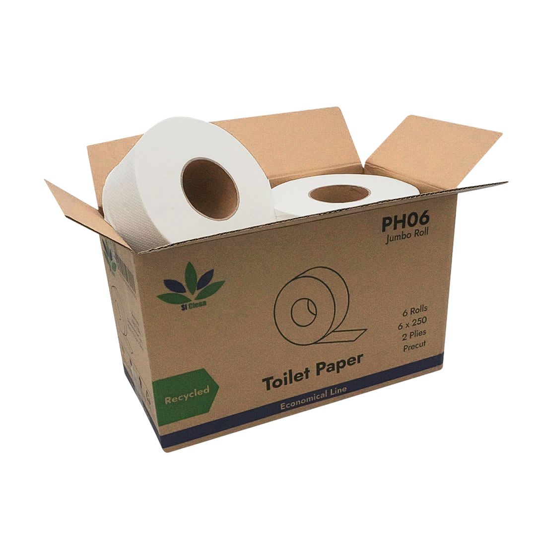 Papel Higiénico Jumbo 6 Rollos x 250 (2 pliegos) (Línea Económica) -PH06-