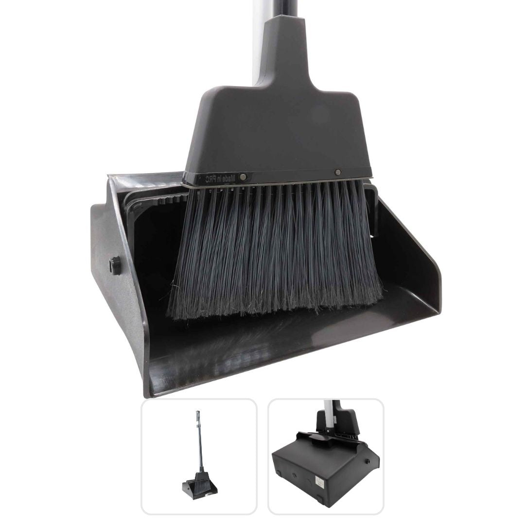 Recogedor para Basura Lobby Plegable con Escoba