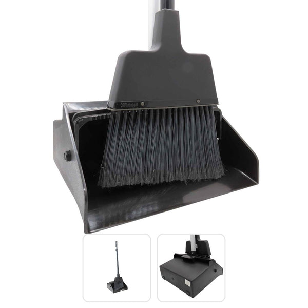 Recogedor para Basura Lobby Plegable con Escoba