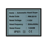 Secador de manos Eléctrico 110v