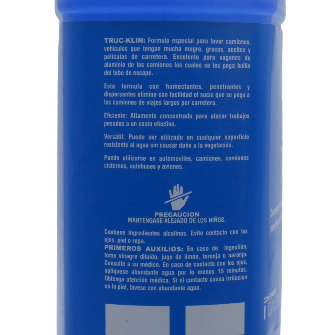 Detergente Concentrado para Lavar Camiones TrucKlin