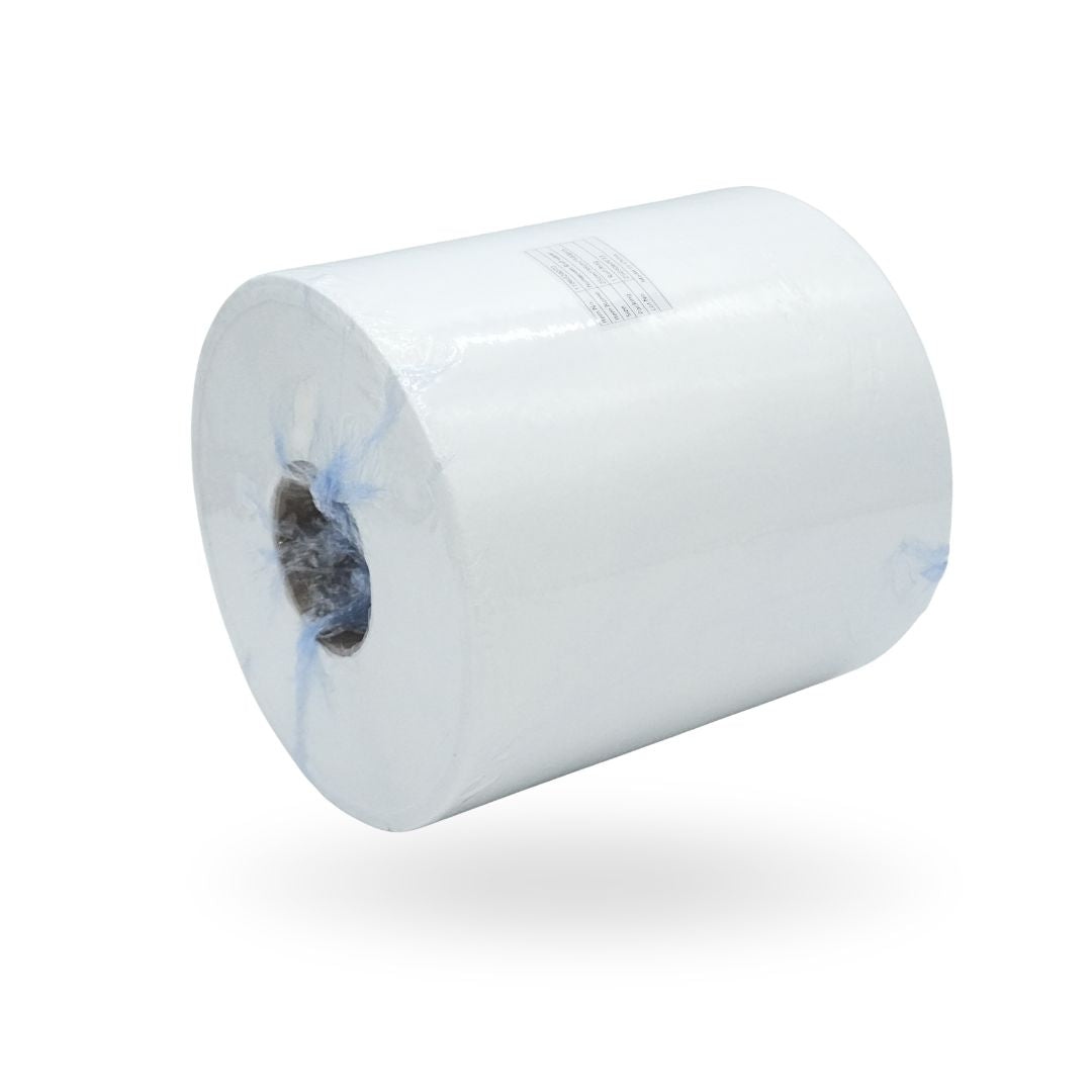 Wipes de Limpieza Rollo De 500 Hojas 25cm x 36cm Blanco