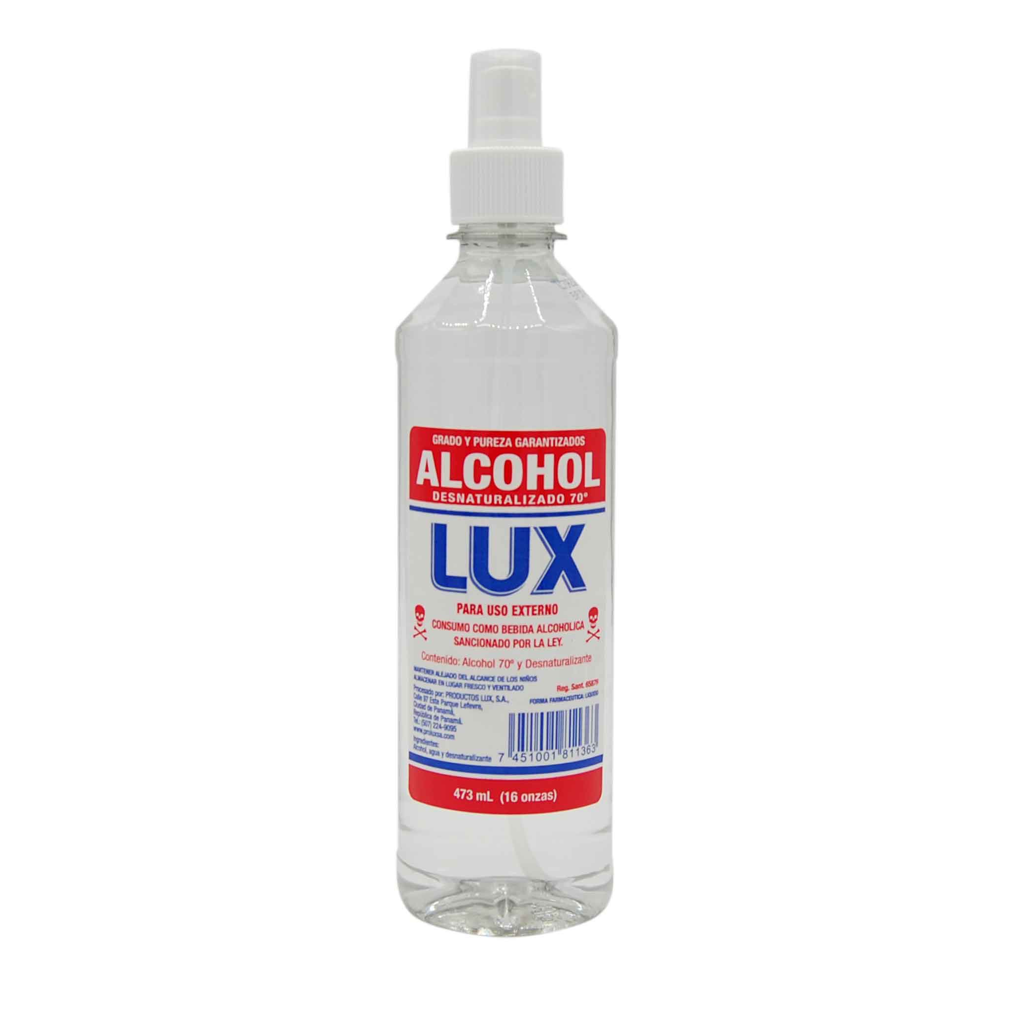 Alcohol Desnaturalizado 70% con Rociador 16, 24 Onzas