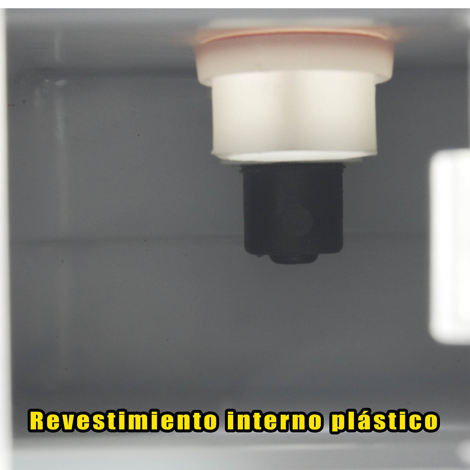 Dispensador Jabón o Alcohol gel Acero Inoxidable INTERIOR PLASTICO 1000ml -1200-