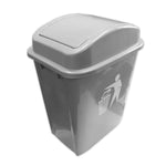 Cesto para Basura 20L-5.24G Gris con Tapa Vaivén Bolsa23