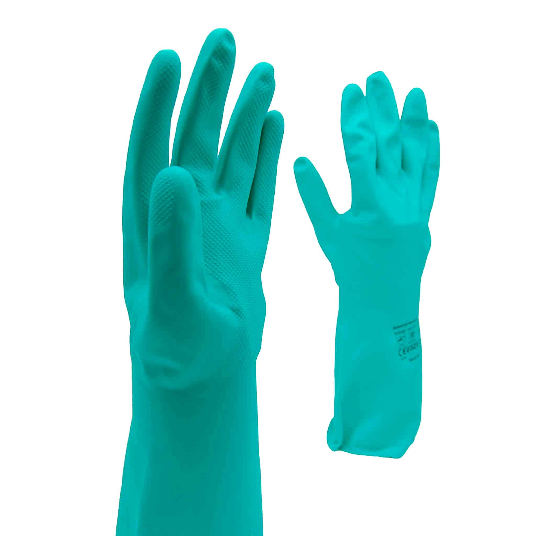 Guantes de Nitrilo Industrial Verde 1 par