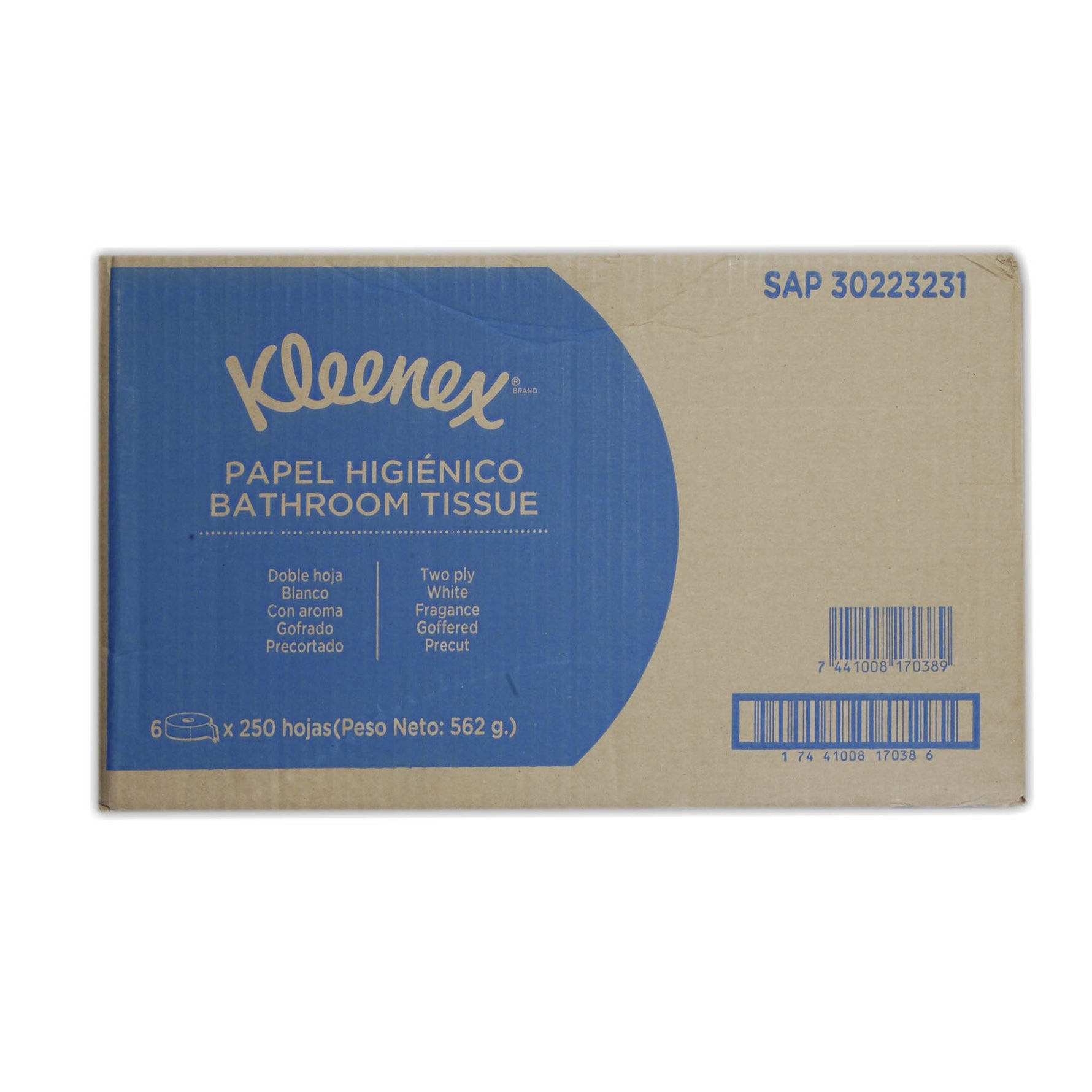 Papel Higiénico Kleenex Jumbo 6 Rollos x 250mt (2pliegos) -K3231-