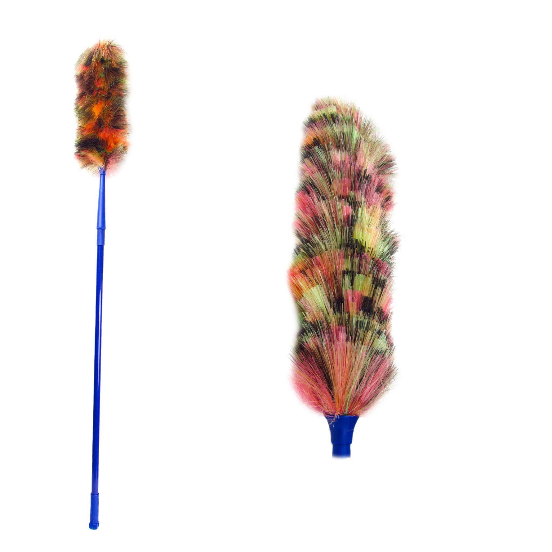Plumero Azul y Colores con Extensión Metálica